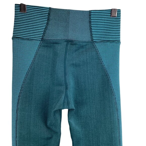 Aerie OFFLINE Womens Leggings‎ Size Xsmall High-Rise 7/8 Green Fleece Pants - Picture 6 of 10